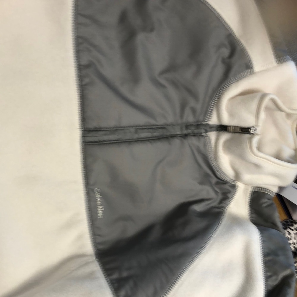 Men zipper up pull over jacket, XL